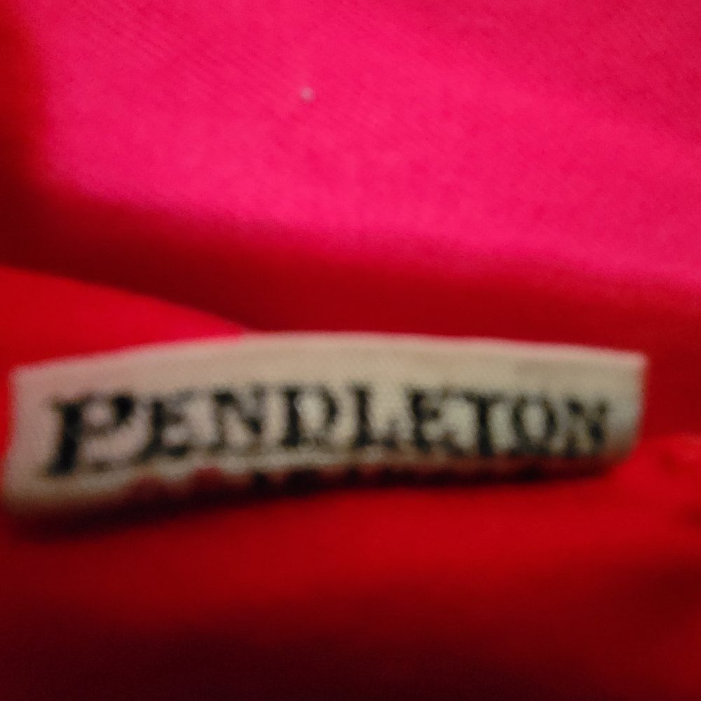 Pendleton Red Ladies Button Jacket. Size L Very C… - image 3